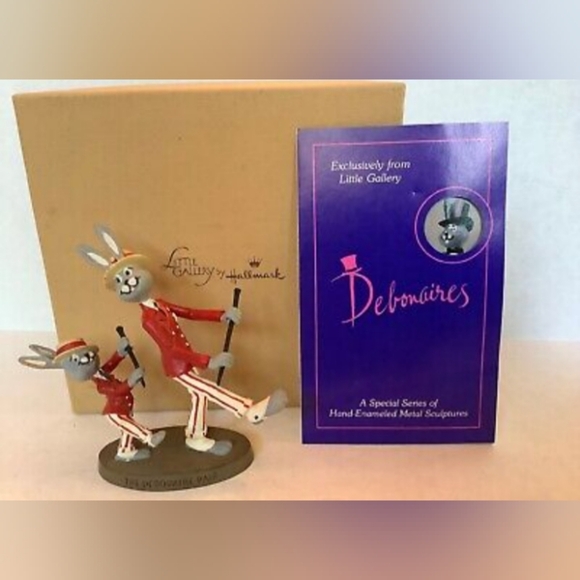 1981 HALLMARK DEBONAIRE HARES 3 Piece Set - Picture 8 of 11